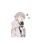 [刀剣乱舞]鶴丸リアクションスタンプ（個別スタンプ：16）