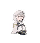 [刀剣乱舞]鶴丸リアクションスタンプ（個別スタンプ：17）