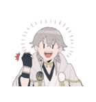 [刀剣乱舞]鶴丸リアクションスタンプ（個別スタンプ：23）