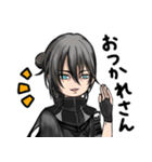 刀剣男士とパグ審神者の仲良し本丸（個別スタンプ：3）