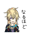 刀剣男士とパグ審神者の仲良し本丸（個別スタンプ：19）