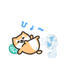 柴犬たけちよの夏休み（個別スタンプ：11）