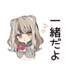 フェレットちゃんの応援エール♡（個別スタンプ：10）