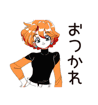 クールなお姉さん★的確ツッコミ（個別スタンプ：3）