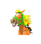 駆ける3D ！ボク競馬中2（個別スタンプ：7）