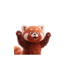 かわいいレッサーパンダ（日本語）（個別スタンプ：20）