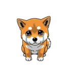 【泣く犬 1】（個別スタンプ：2）