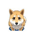 【泣く犬 1】（個別スタンプ：8）