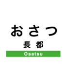 食べ物！？いいえ、駅名スタンプです（個別スタンプ：8）