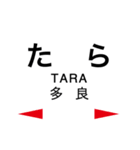 食べ物！？いいえ、駅名スタンプです（個別スタンプ：27）