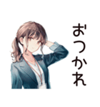 有給死守★社畜ちゃん（個別スタンプ：3）