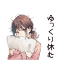 有給死守★社畜ちゃん（個別スタンプ：25）