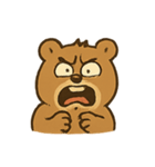 爆発くまBearboomの感情劇場（個別スタンプ：3）