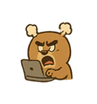 爆発くまBearboomの感情劇場（個別スタンプ：5）