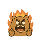 爆発くまBearboomの感情劇場（個別スタンプ：10）