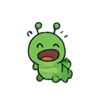 イライラ毛虫 Bubu の爆走日常（個別スタンプ：3）