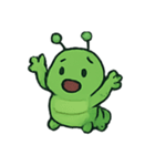 イライラ毛虫 Bubu の爆走日常（個別スタンプ：4）