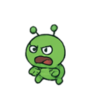 イライラ毛虫 Bubu の爆走日常（個別スタンプ：14）
