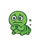 イライラ毛虫 Bubu の爆走日常（個別スタンプ：15）