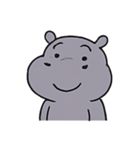 大げさカバの感情爆発日常（個別スタンプ：1）