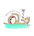 ぐじらこさんのハルハル(なまけもの）（個別スタンプ：15）