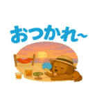 ダックスの暑い夏（個別スタンプ：13）