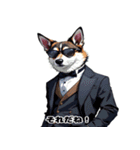 ダンディ犬柴（個別スタンプ：35）