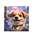 ダンディ犬柴（個別スタンプ：38）