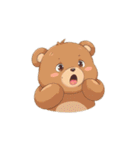 色んなクマさんのスタンプ.（個別スタンプ：4）