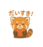 レッサーパンダのかわいい日常（個別スタンプ：14）
