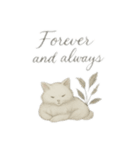 アンティークねこ＆うさぎ（個別スタンプ：32）