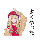 毎日使える★キュートなオンニ（個別スタンプ：14）