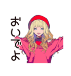 毎日使える★キュートなオンニ（個別スタンプ：18）