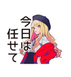毎日使える★キュートなオンニ（個別スタンプ：21）