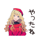 毎日使える★キュートなオンニ（個別スタンプ：24）