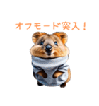ハッピーアニマル_クオッカワラビー38（個別スタンプ：5）