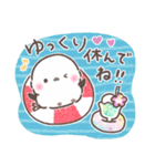 夏❤️ふわもちシマエナガ❤️シンプルver.①（個別スタンプ：39）