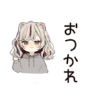 フェレットちゃんの日常スタンプ（個別スタンプ：9）