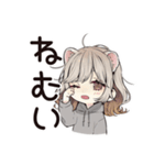 フェレットちゃんの日常スタンプ（個別スタンプ：15）