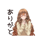 ゆるふわ★マイペース女子の日常（個別スタンプ：3）