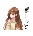 ゆるふわ★マイペース女子の日常（個別スタンプ：5）