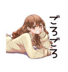ゆるふわ★マイペース女子の日常（個別スタンプ：7）