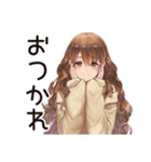 ゆるふわ★マイペース女子の日常（個別スタンプ：13）