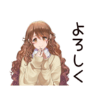 ゆるふわ★マイペース女子の日常（個別スタンプ：21）