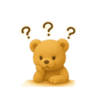 【日常会話】ふわくまのほっこり日常編（個別スタンプ：17）