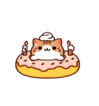 お風呂猫 ダラダラ中,（個別スタンプ：5）