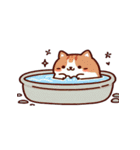 お風呂猫 ダラダラ中,（個別スタンプ：19）