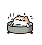 お風呂猫 ダラダラ中,（個別スタンプ：28）