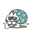 文字なし うさぎときどきにんじん11（個別スタンプ：7）