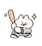 文字なし うさぎときどきにんじん11（個別スタンプ：14）